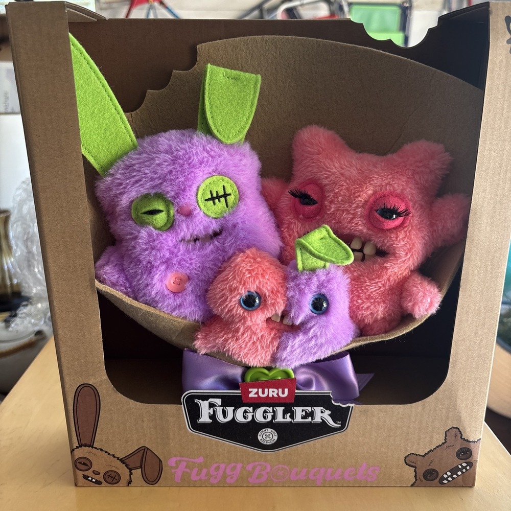 NEW 2026 Fuggler Fugg Bouquets SWEET HONEY Funny-Ugly Monster Mom Dad & Baby